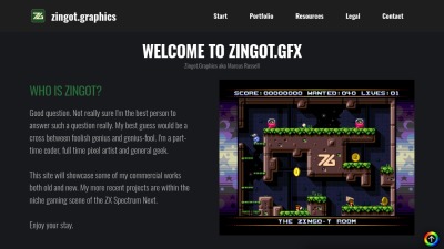 Screenshot of Zingot Graphics