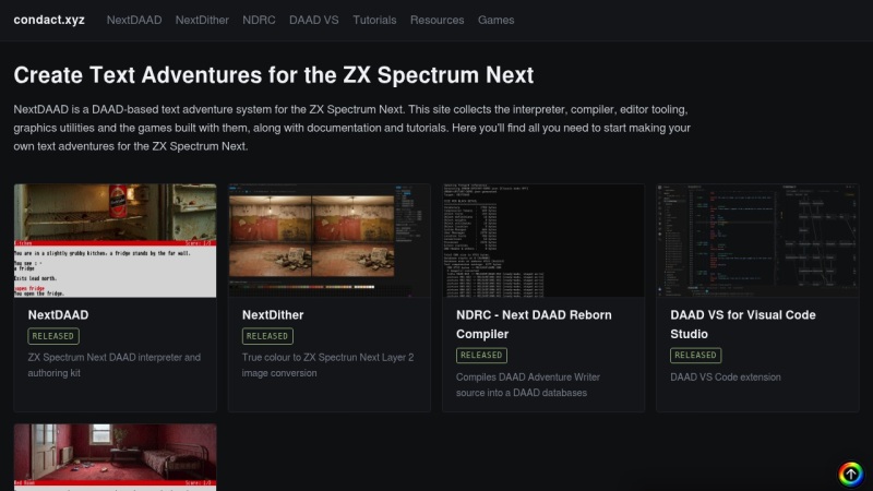 Screenshot of condact.xyz